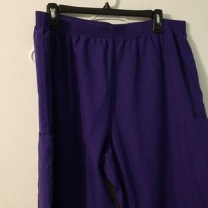 Purple scrub pants